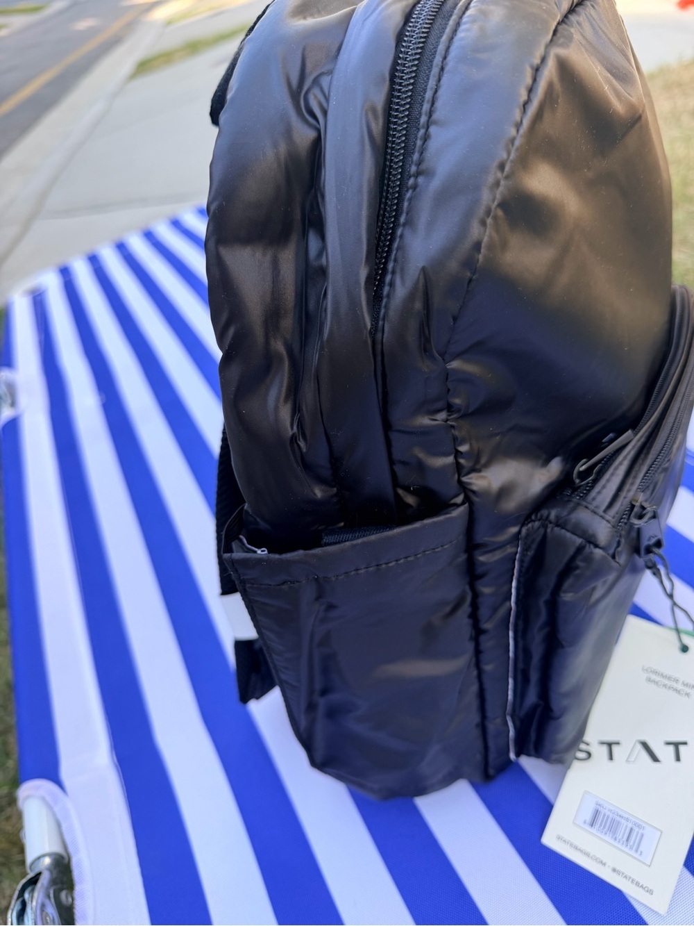 STATE Lorimer Small Travel Friendly Backpack - Black - Picture 5 of 7